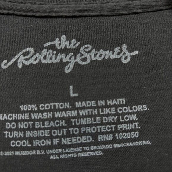 The Rolling Stones Some Girls Tour Hot Lips Rock Band Tee L - Picture 4 of 6